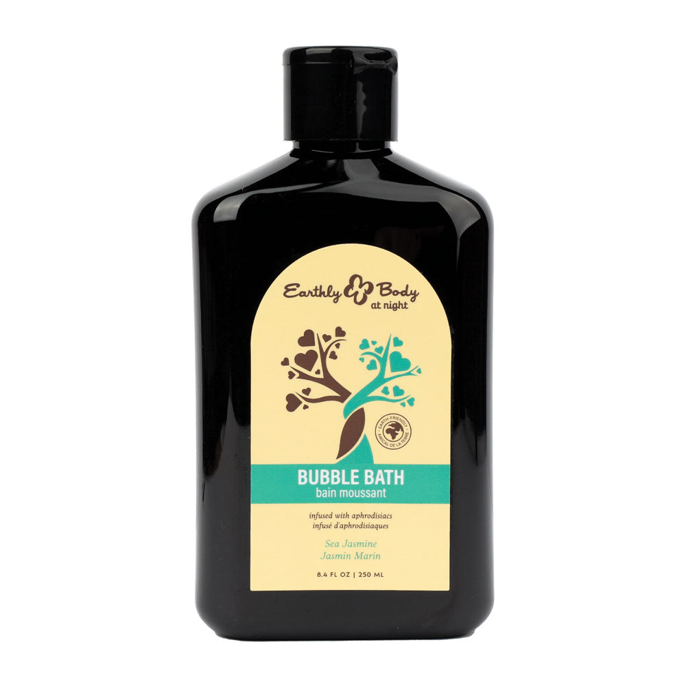 EB Hemp Seed Bubble Bath SEA JASMINE - 250 ml - Sea Jasmine Scented Bubble Bath - 250 ml Bottle Earthly Body